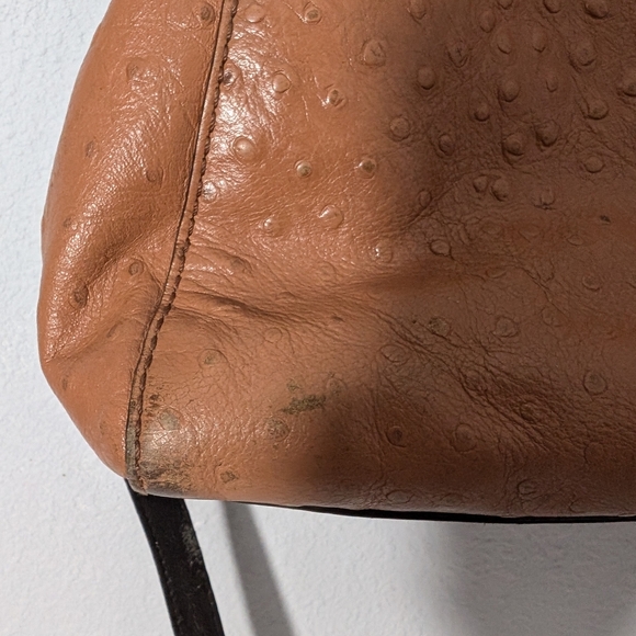 Kate Spade ostrich leather overnight tote *flawed* - Picture 8 of 15